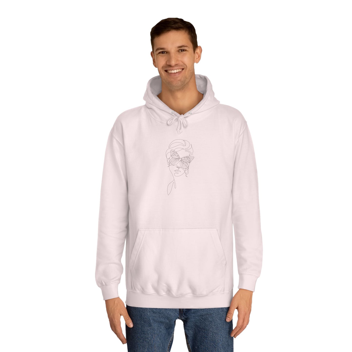 Stylish Unisex College Hoodie with Minimalist Design