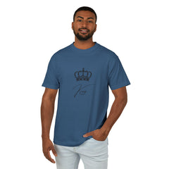 King Crown Graphic Unisex Tee - Heavyweight Cotton T-Shirt for Royalty Lovers
