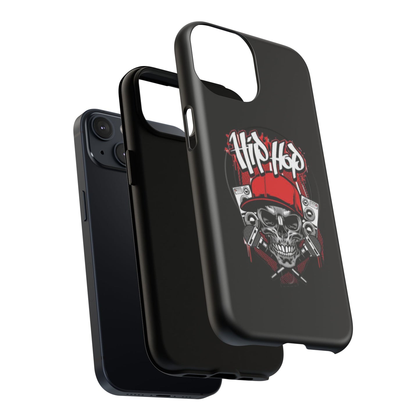 Hip Hop Skull Tough Magnetic Phone Case - Durable Protection with Stylish Design