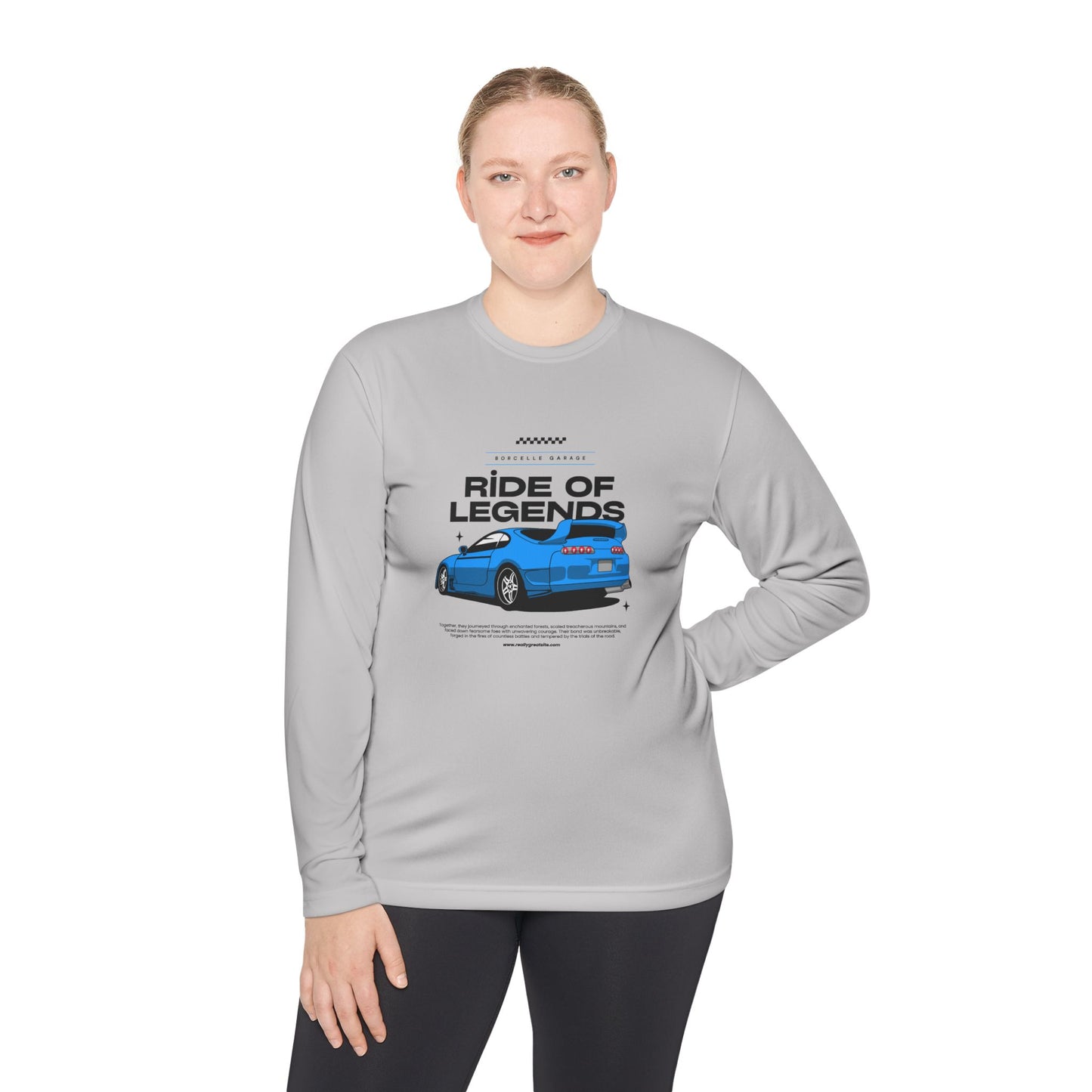 Ride of Legends Unisex Long Sleeve Tee - Dream Motif & Automotive Style