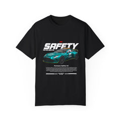 Unisex Garment-Dyed T-shirt - Formula 1 Safety Car Graphic Tee