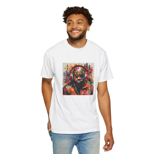 Vibrant Artistic Unisex T-Shirt - Music Vibes Graphic Tee