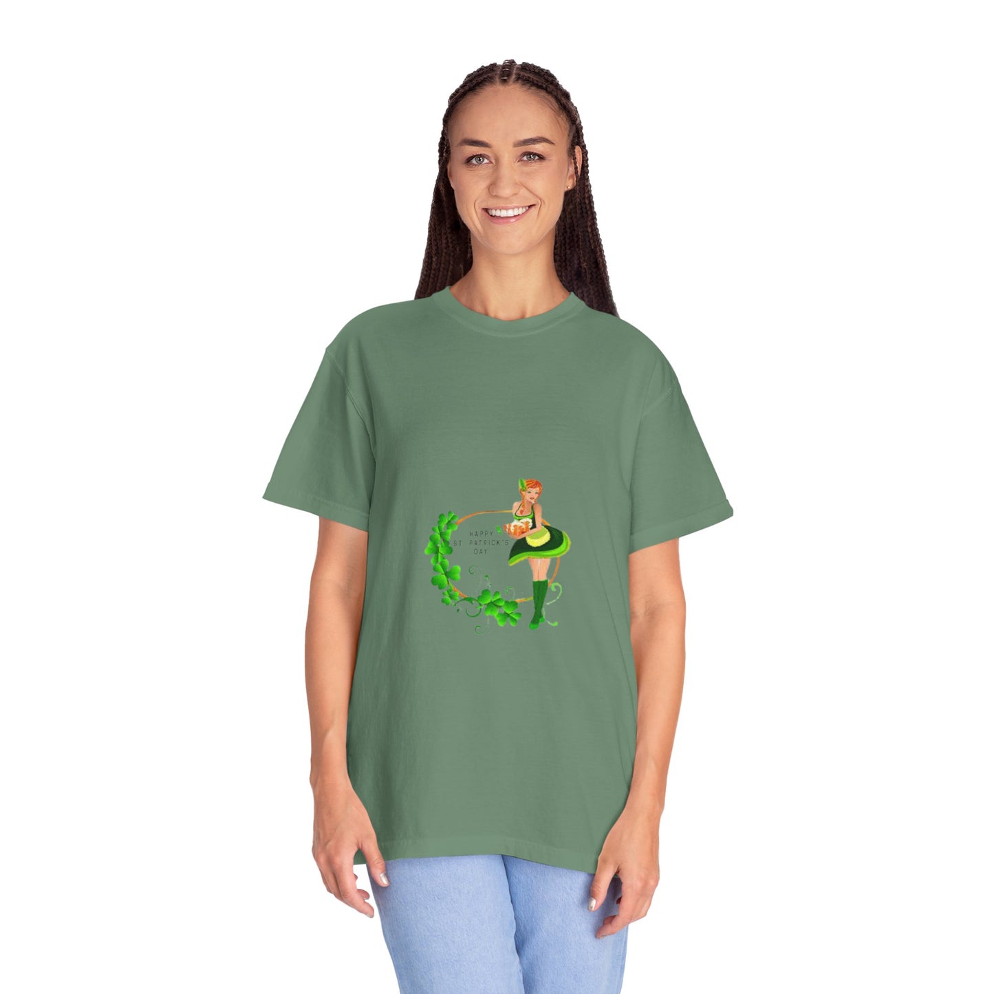 Cute St. Patrick's Day Unisex T-Shirt with Green Design