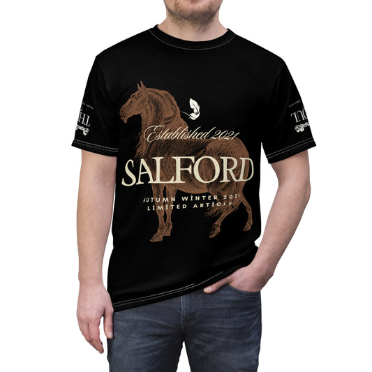 Unisex Cut & Sew Tee - Limited Edition Salford Horse Design