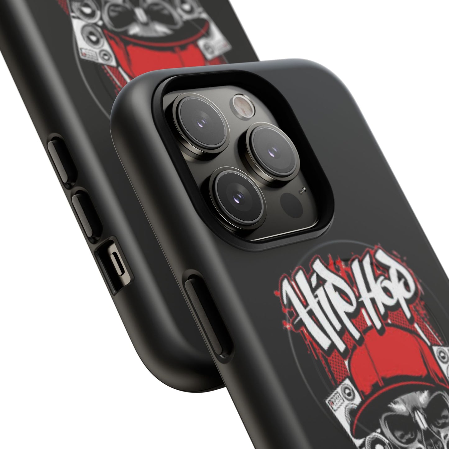 Hip Hop Skull Tough Magnetic Phone Case - Durable Protection with Stylish Design