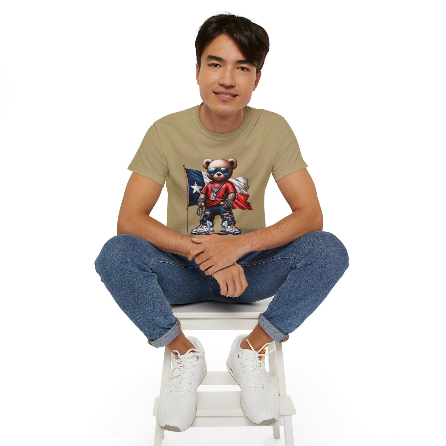 Cool Texas Bear Graphic Tee for Unisex - Stylish Summer Apparel