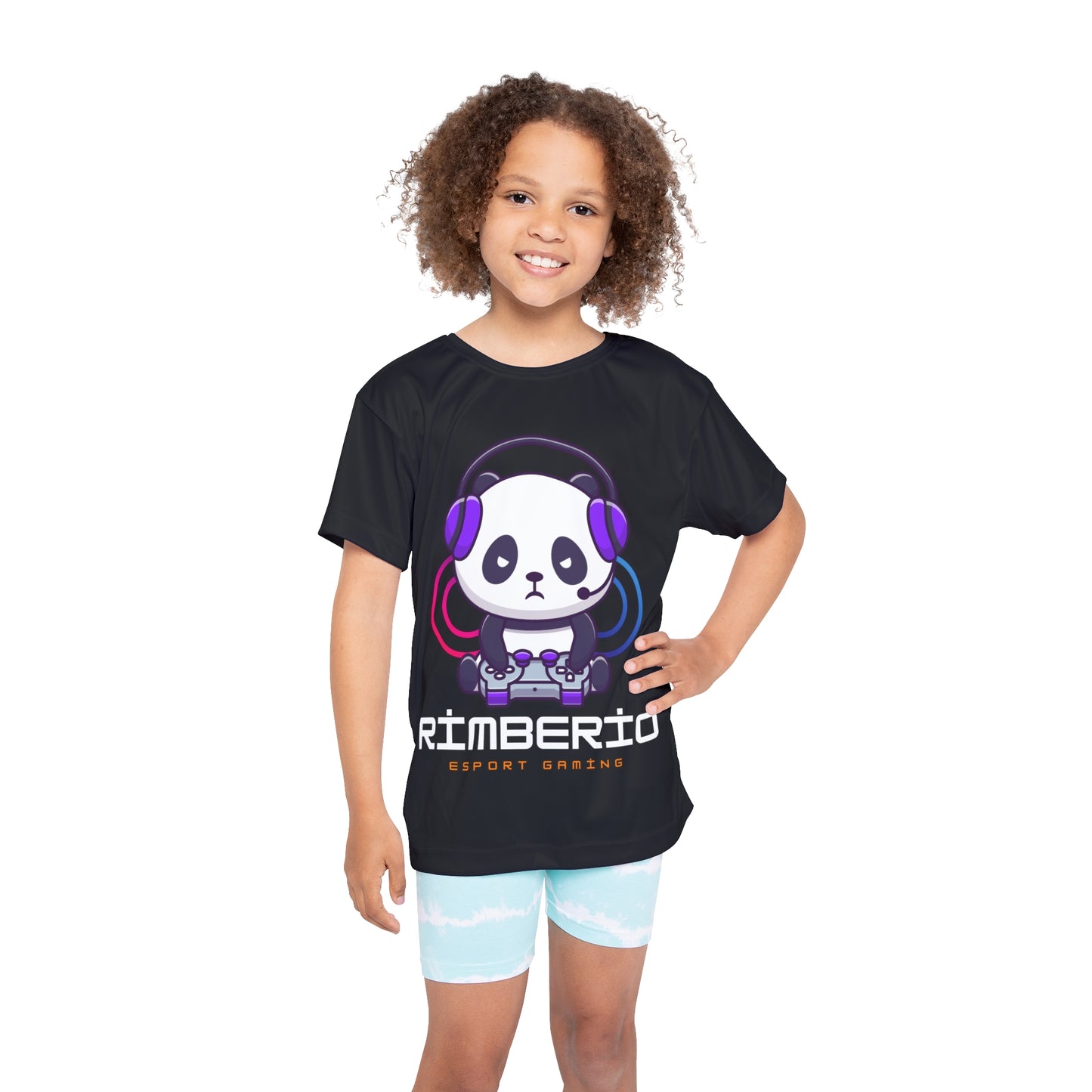 Kids Gaming Jersey with Panda Design | Perfect for Young Esports Fans