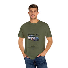 BMW CSL Unisex Garment-Dyed T-Shirt | Car Enthusiast Apparel