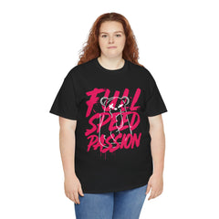 Full Speed Passion Unisex Heavy Cotton Tee - Motivational Graphic Tee for Enthusiasts