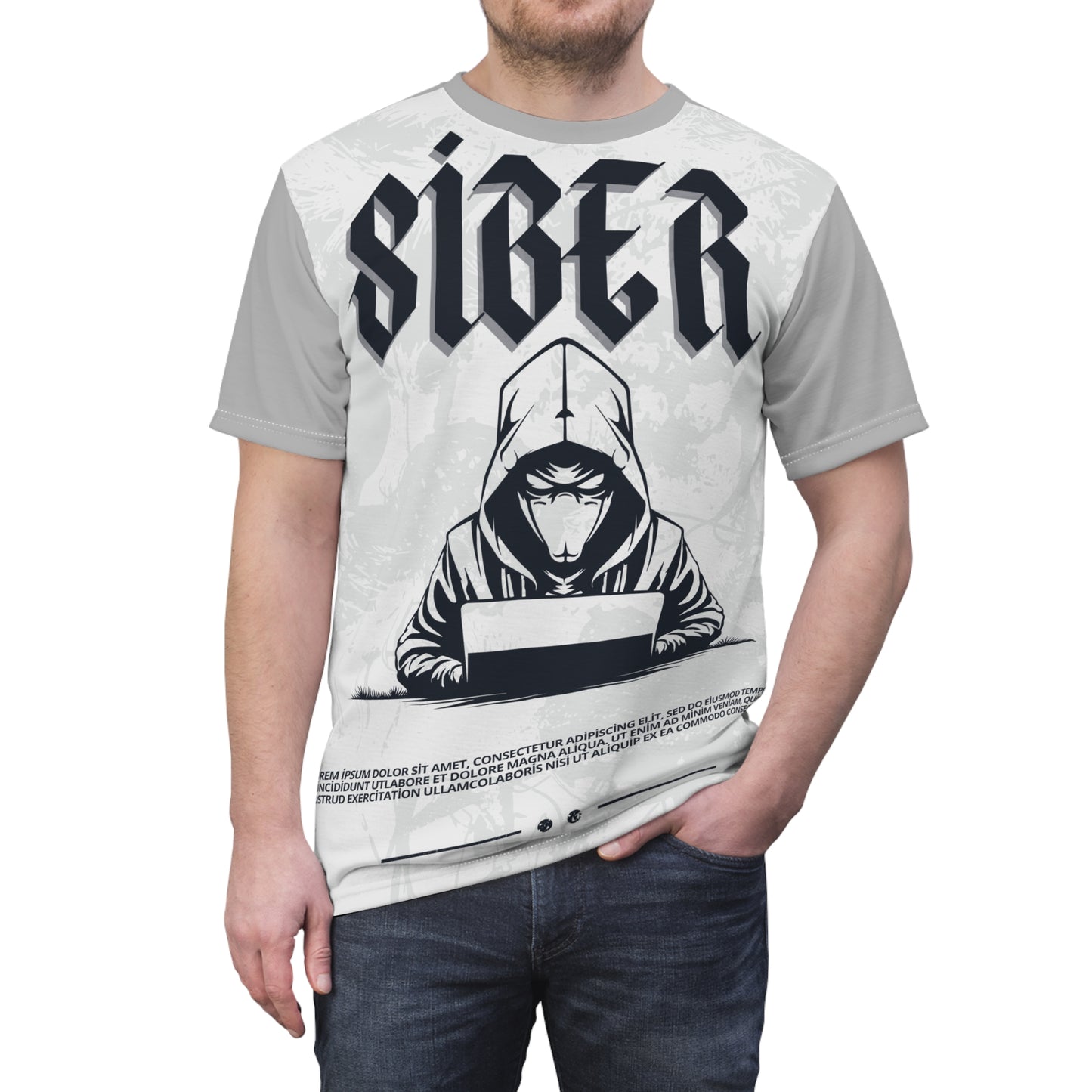 Siber Unisex Graphic Tee - Cyberpunk Style for Tech Lovers