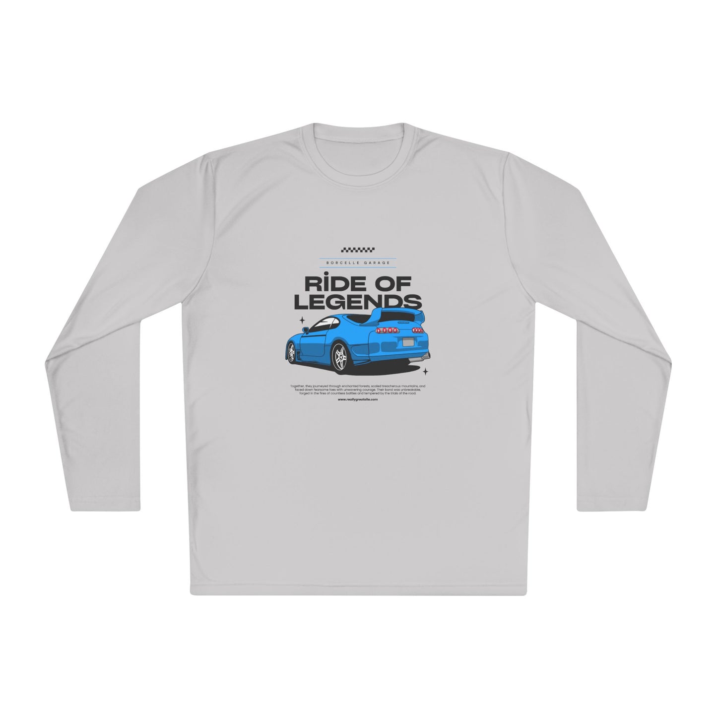 Ride of Legends Unisex Long Sleeve Tee - Dream Motif & Automotive Style