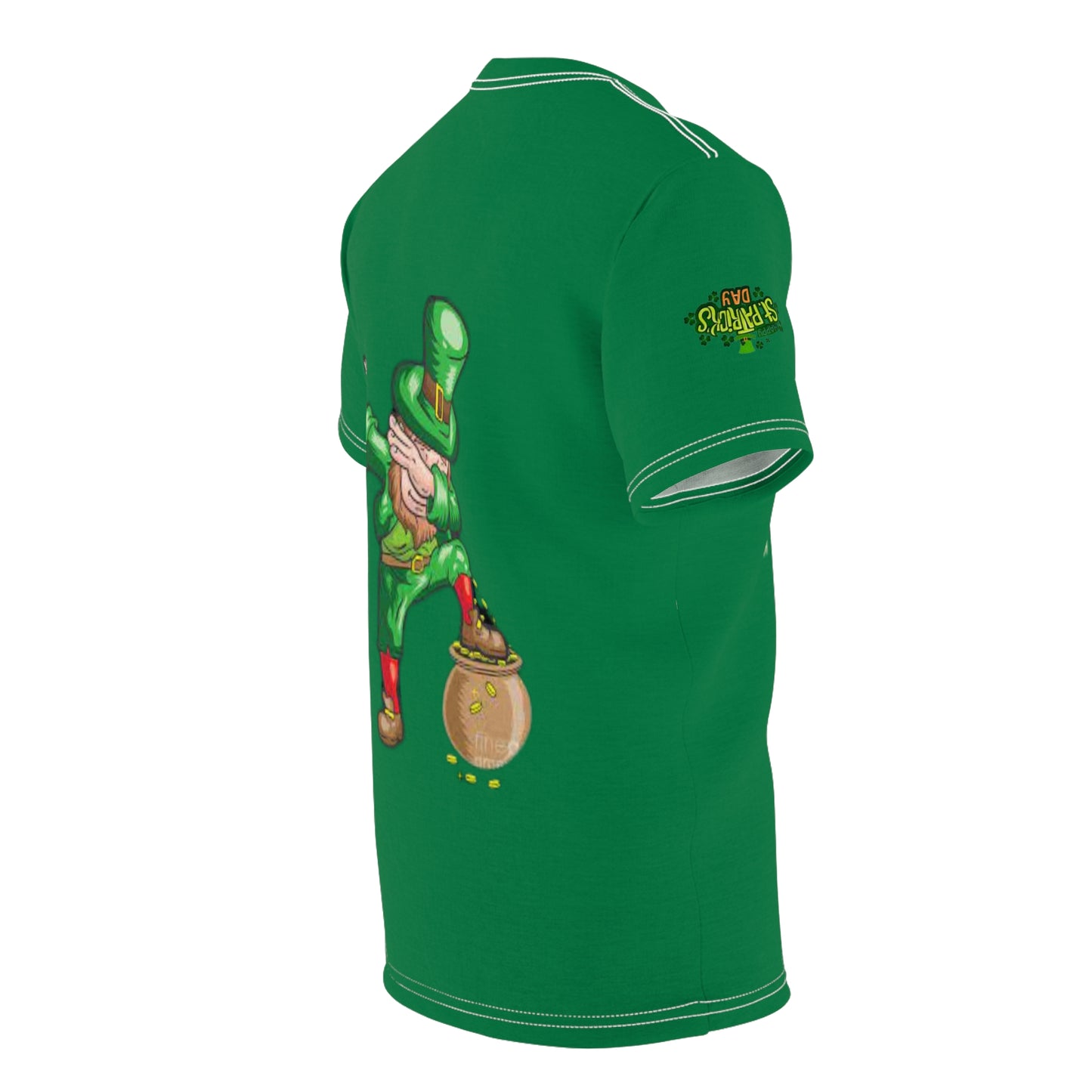 St. Patrick's Day Gnome Unisex Cut & Sew Tee