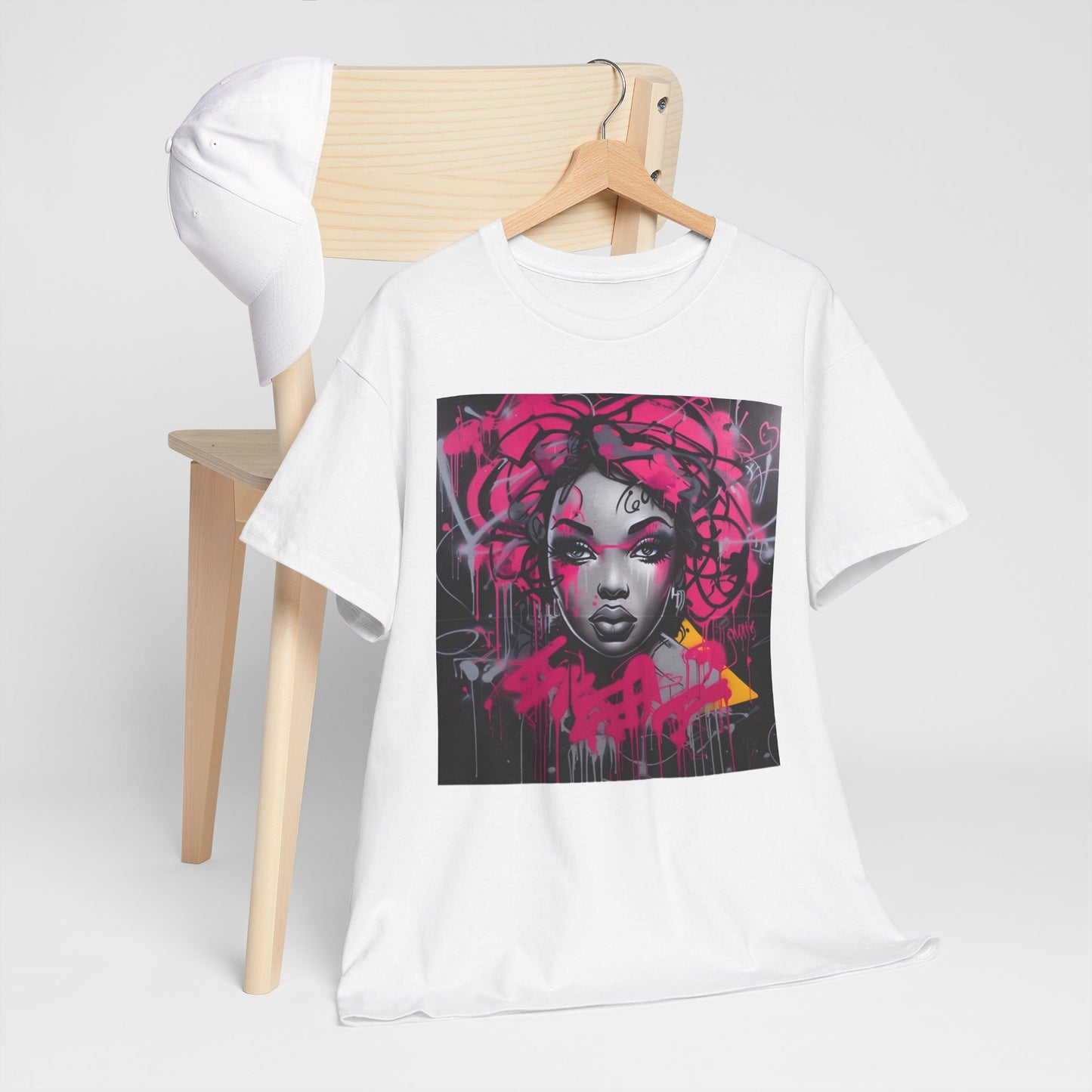 Graffiti Art Unisex Heavy Cotton Tee - Street Style T-Shirt