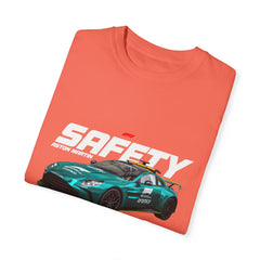 Unisex Garment-Dyed T-shirt - Formula 1 Safety Car Graphic Tee