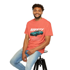 Unisex Garment-Dyed T-shirt - Formula 1 Safety Car Graphic Tee