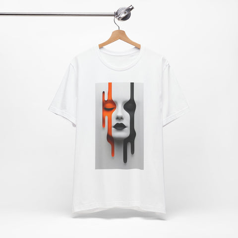Abstract Emotion Unisex Jersey Tee - Modern Art Design