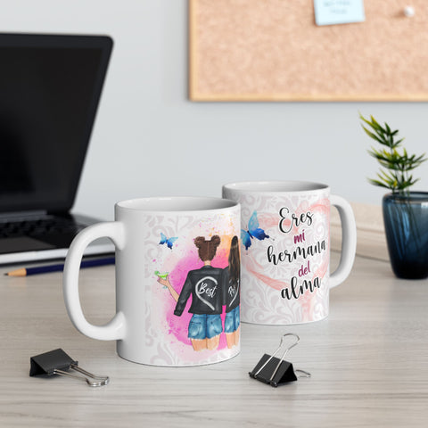 Inspirational Butterfly Ceramic Mug - Perfect Gift for Friends & Self-Care Moments