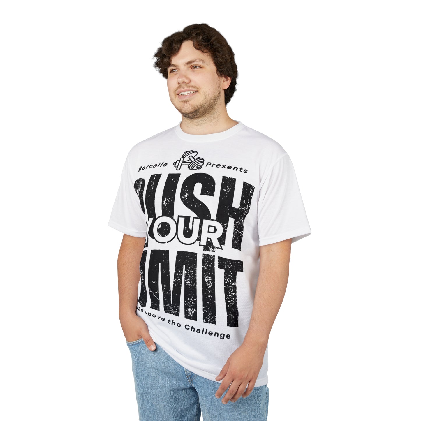 Motivational Fitness Tee - 'Push Your Limit'