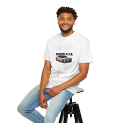 BMW CSL Unisex Garment-Dyed T-Shirt | Car Enthusiast Apparel