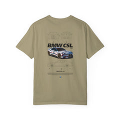 BMW CSL Unisex Garment-Dyed T-Shirt | Car Enthusiast Apparel