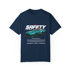 Unisex Garment-Dyed T-shirt - Formula 1 Safety Car Graphic Tee