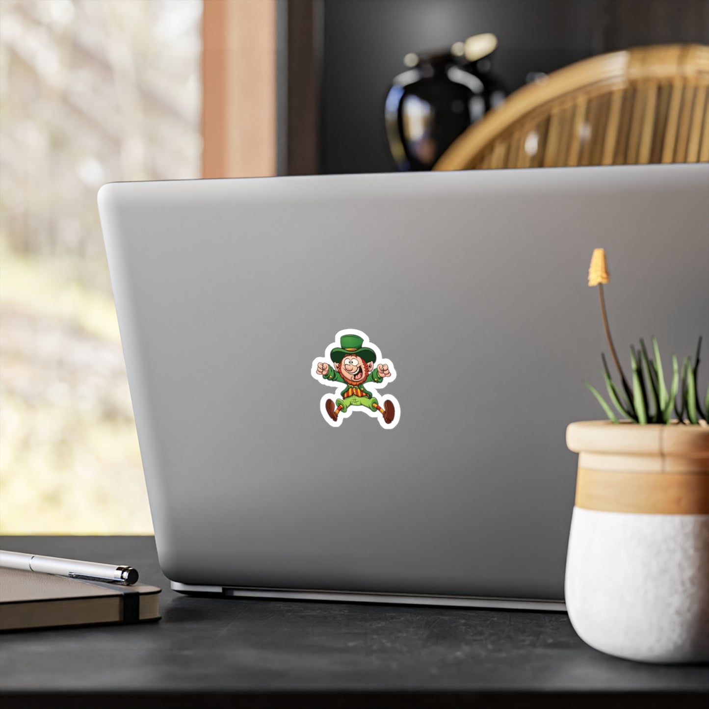 Lucky Leprechaun Kiss-Cut Vinyl Decals - Fun St. Patrick's Day Stickers