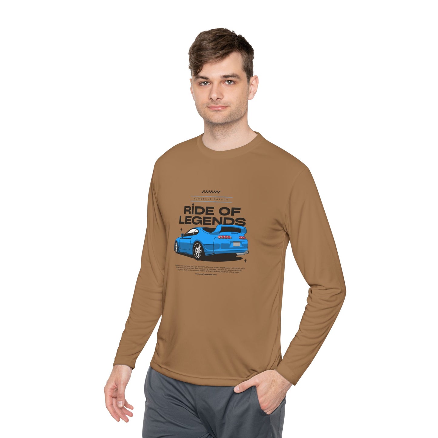 Ride of Legends Unisex Long Sleeve Tee - Dream Motif & Automotive Style