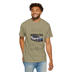 BMW CSL Unisex Garment-Dyed T-Shirt | Car Enthusiast Apparel