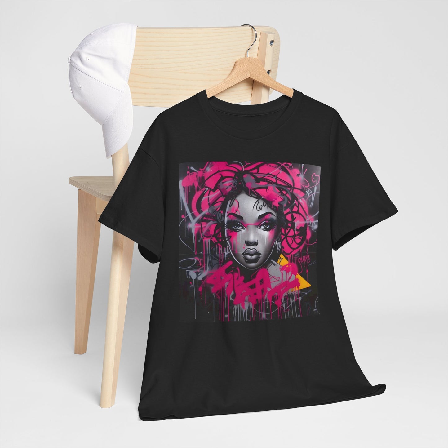 Graffiti Art Unisex Heavy Cotton Tee - Street Style T-Shirt