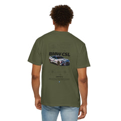 BMW CSL Unisex Garment-Dyed T-Shirt | Car Enthusiast Apparel