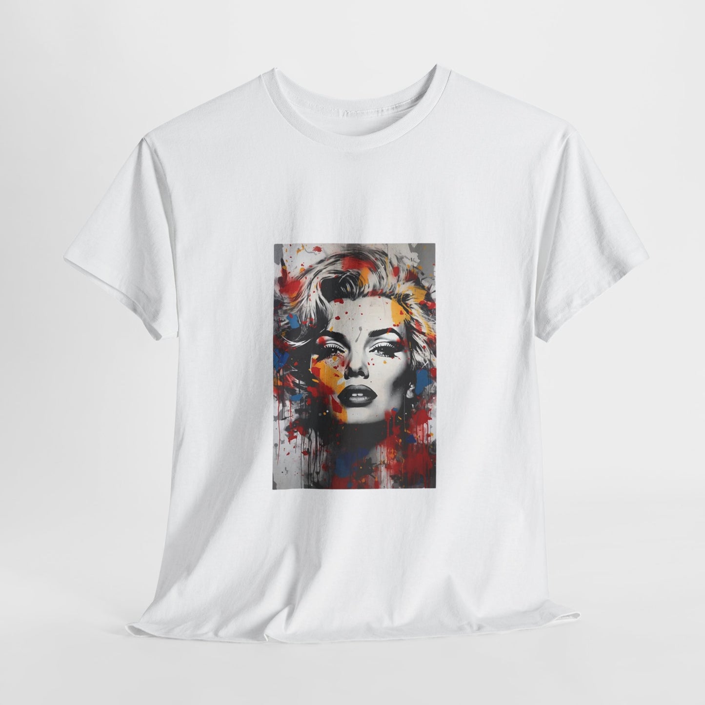 Artistic Marilyn Monroe Unisex Heavy Cotton Tee