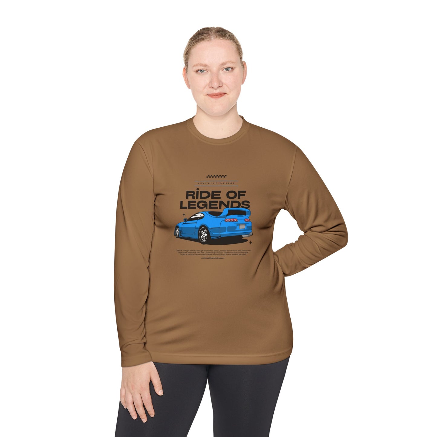 Ride of Legends Unisex Long Sleeve Tee - Dream Motif & Automotive Style