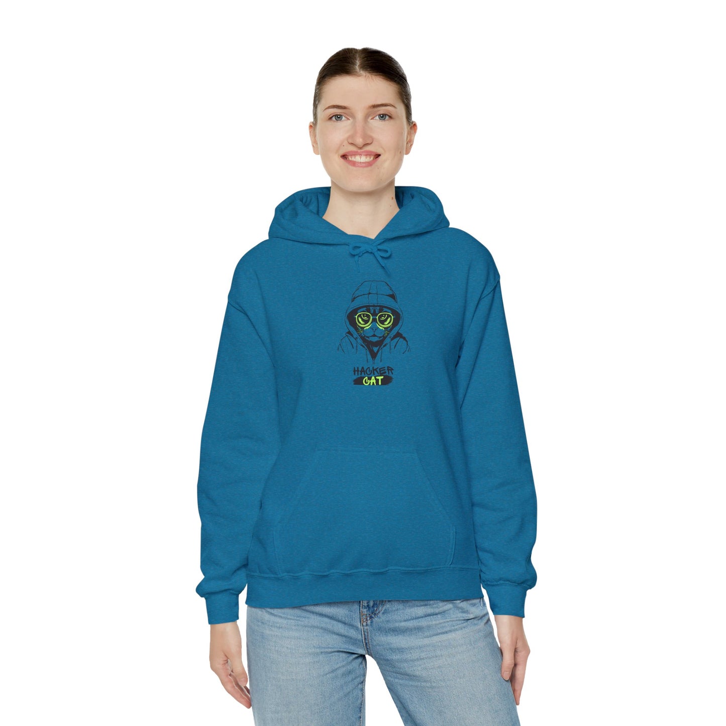 Hacker Culture Unisex Heavy Blend Hooded Sweatshirt - Trendy Graphic Apparel for Tech Enthusiasts