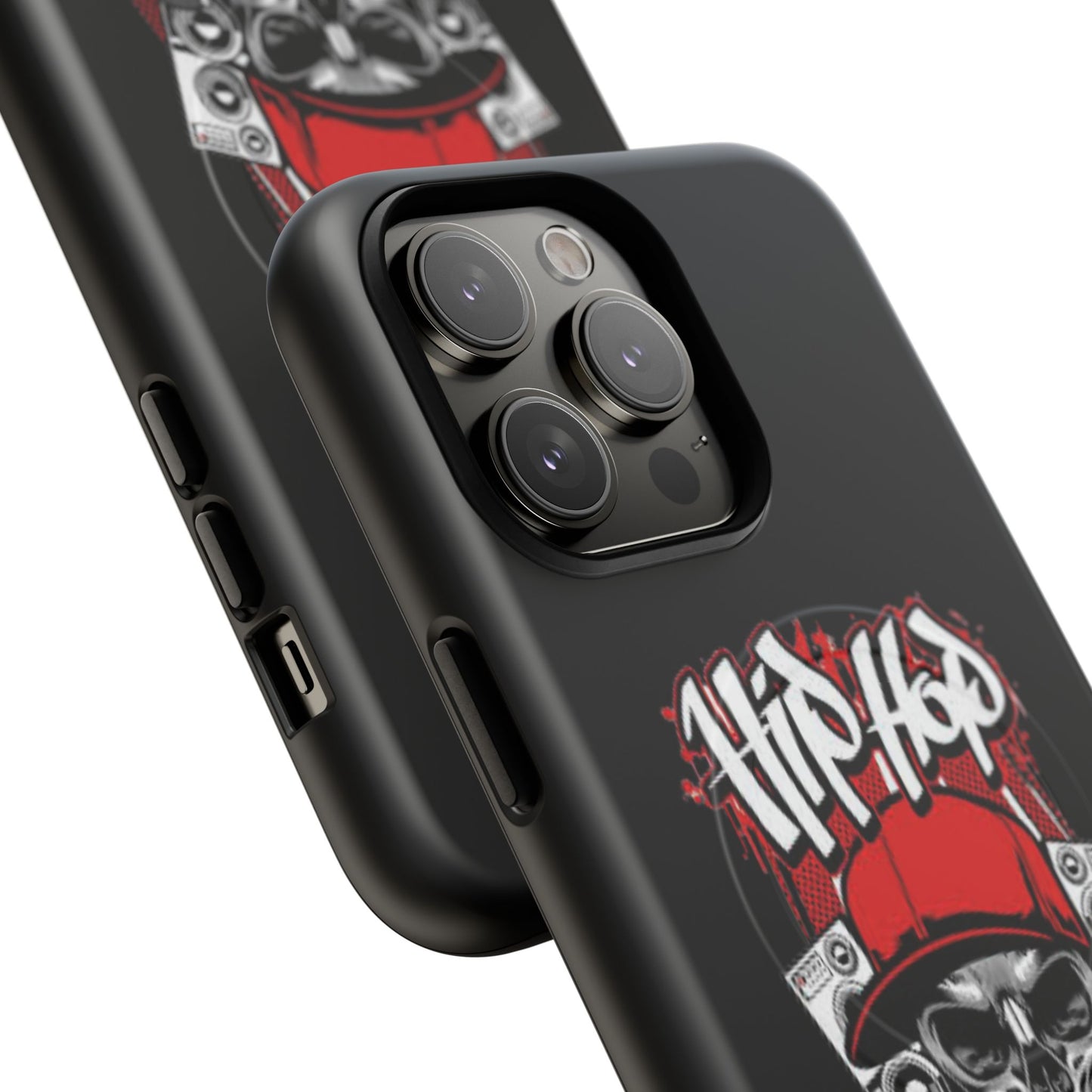 Hip Hop Skull Tough Magnetic Phone Case - Durable Protection with Stylish Design