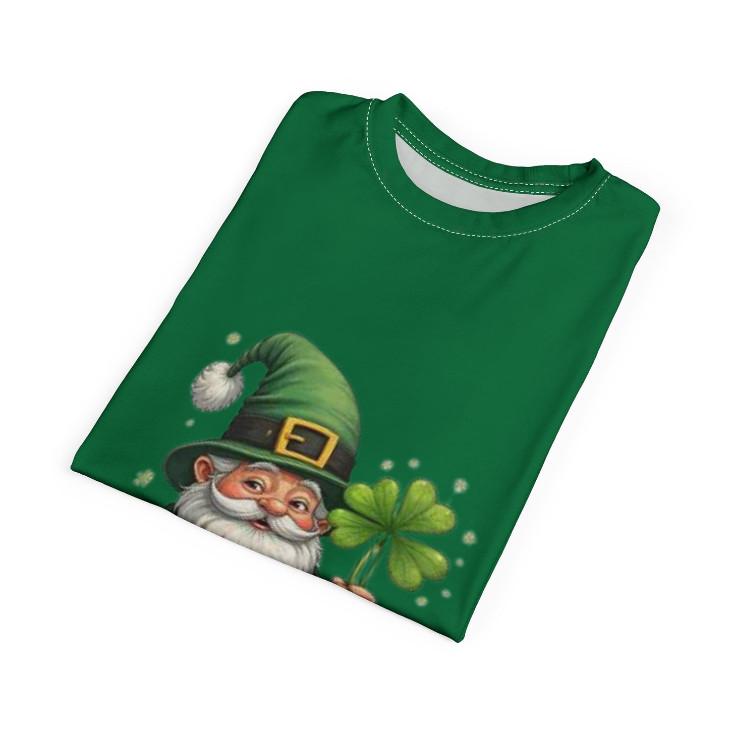 St. Patrick's Day Gnome Unisex Cut & Sew Tee