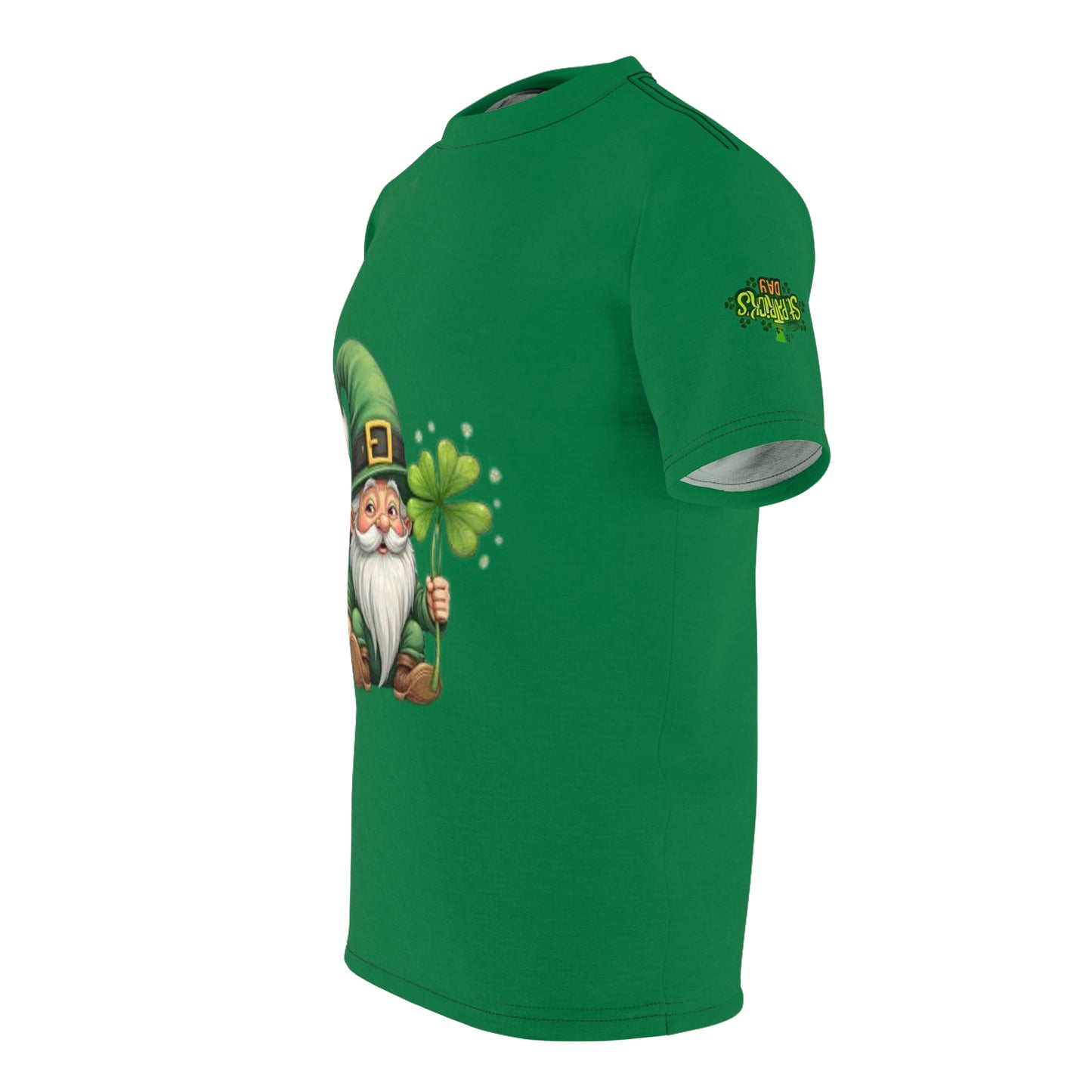 St. Patrick's Day Gnome Unisex Cut & Sew Tee