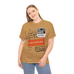 Find Your Way Unisex Heavy Cotton Tee - Motivational Graphic T-Shirt