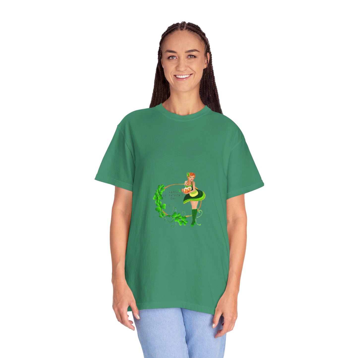 Cute St. Patrick's Day Unisex T-Shirt with Green Design