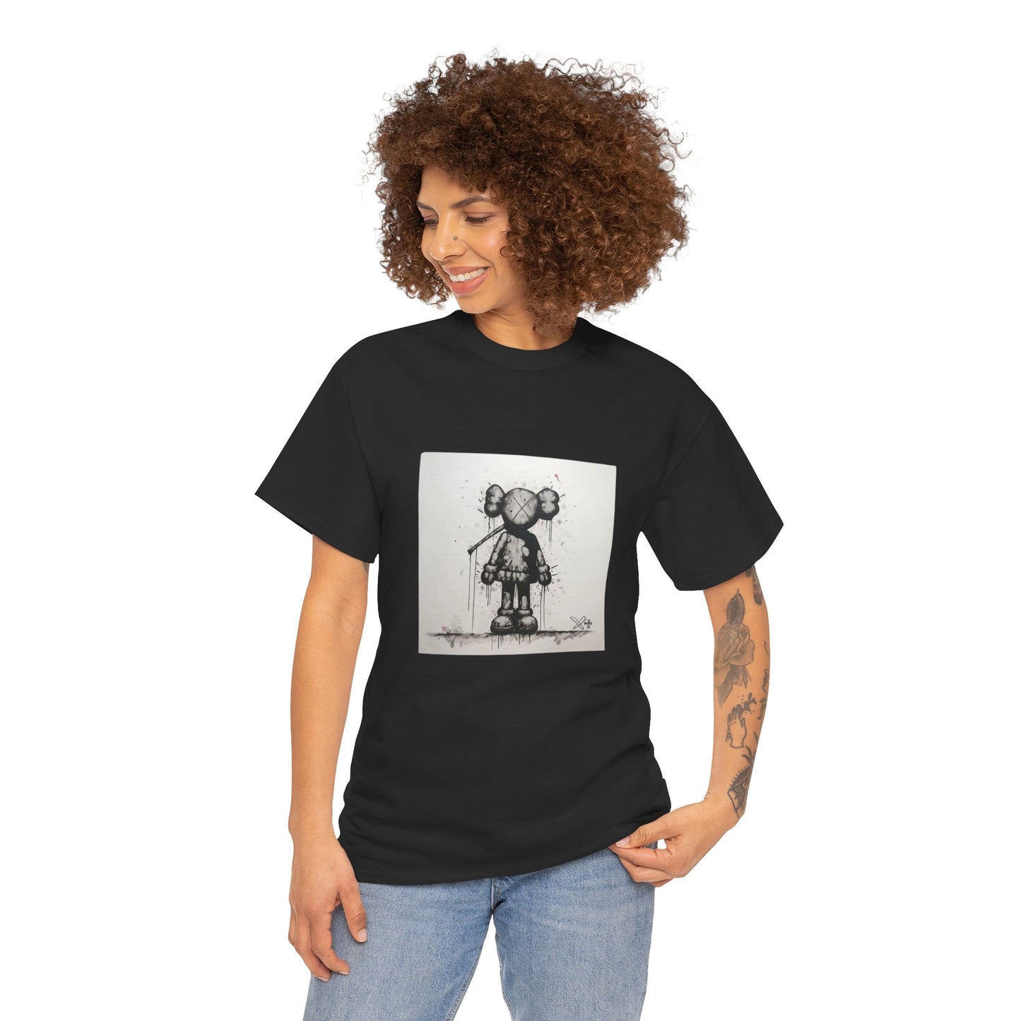 Artistic Unisex Heavy Cotton Tee | Unique Design for Creative Souls