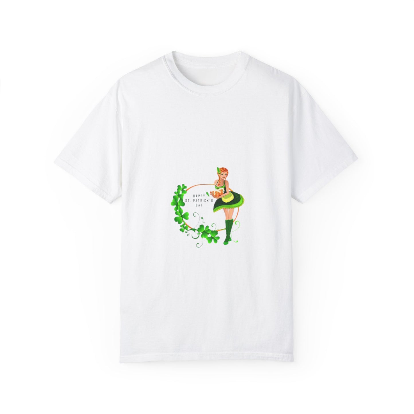 Cute St. Patrick's Day Unisex T-Shirt with Green Design