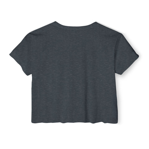 Never Stop Women’s Festival Crop Top - Boho Style Summer Tee