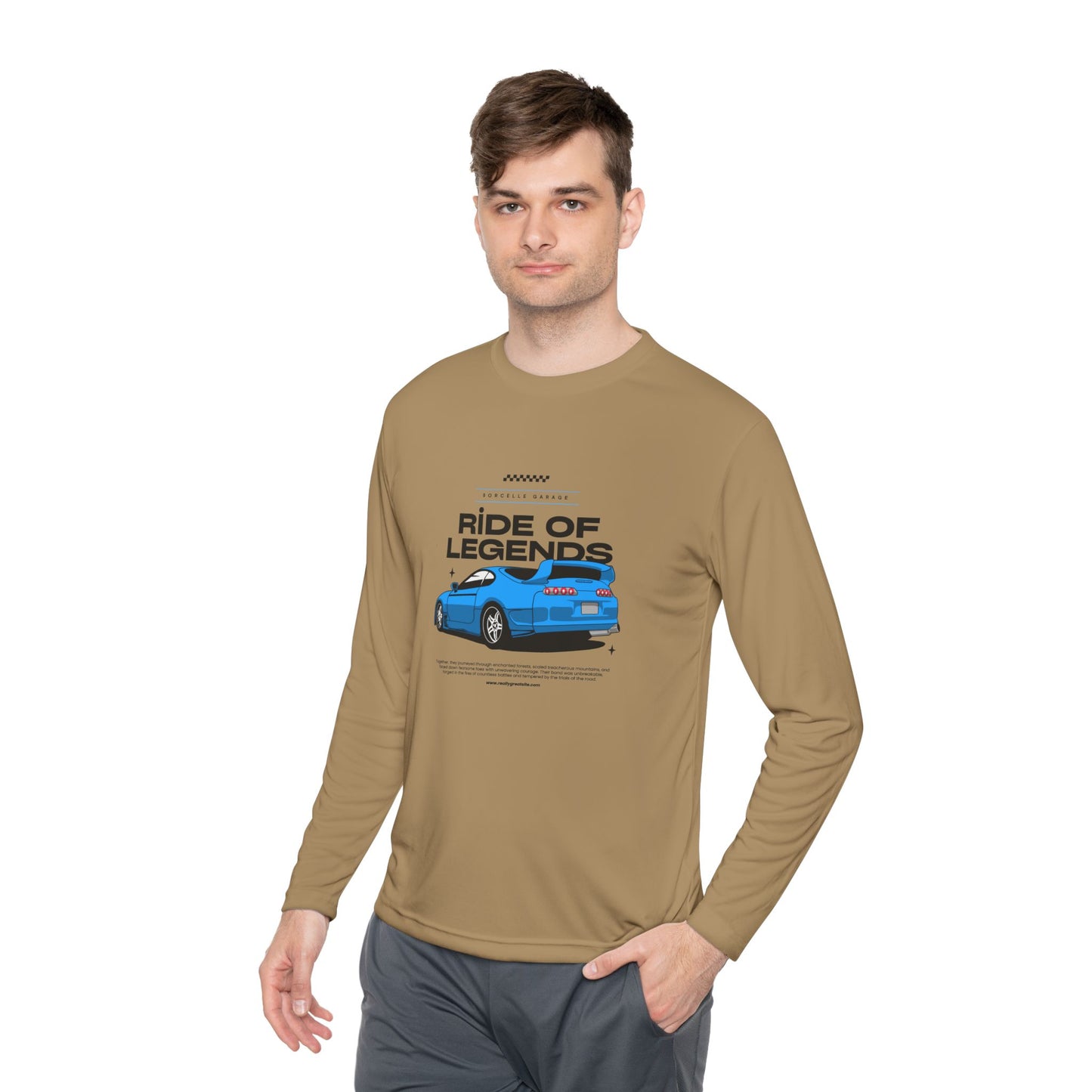 Ride of Legends Unisex Long Sleeve Tee - Dream Motif & Automotive Style