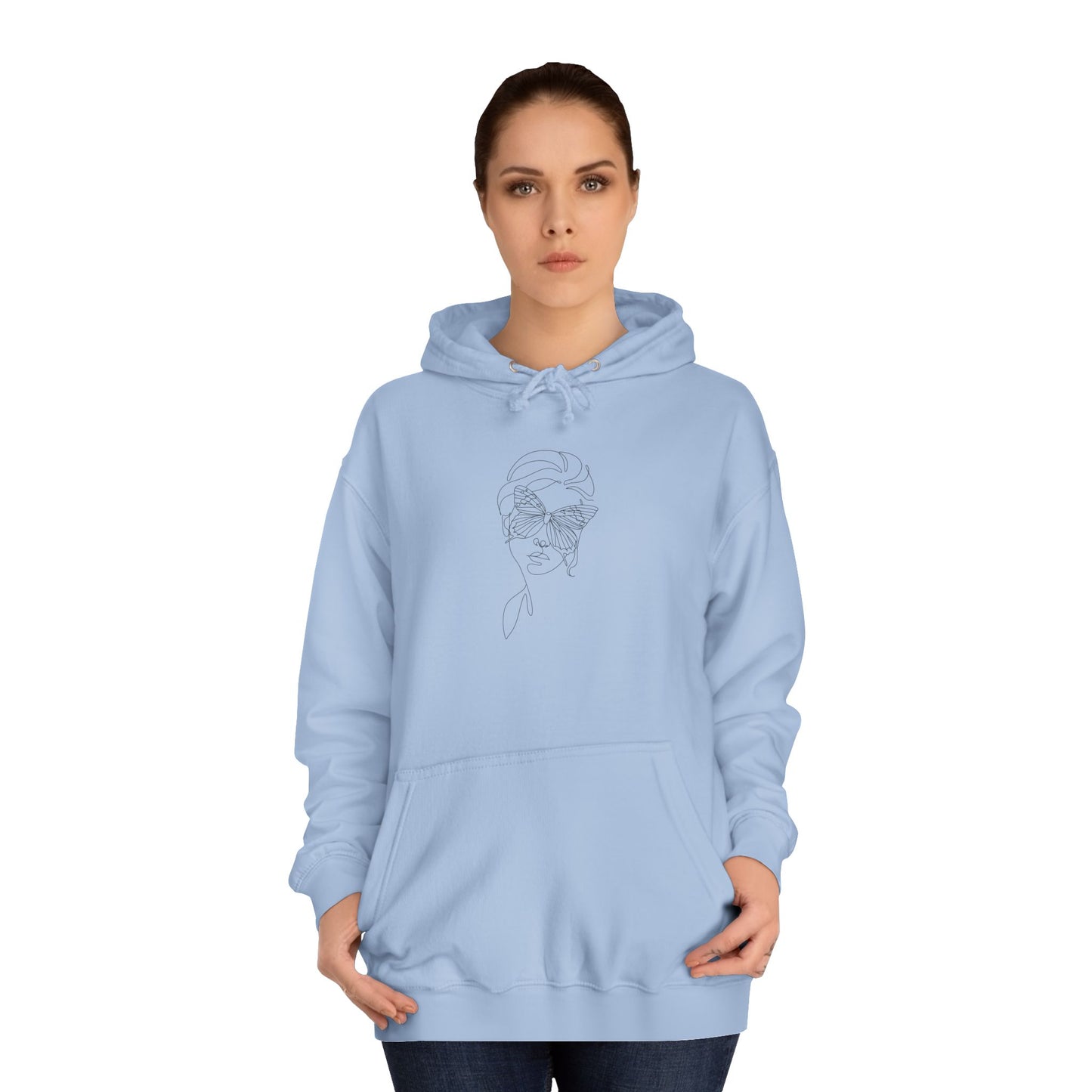 Stylish Unisex College Hoodie with Minimalist Design