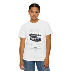 BMW CSL Unisex Garment-Dyed T-Shirt | Car Enthusiast Apparel