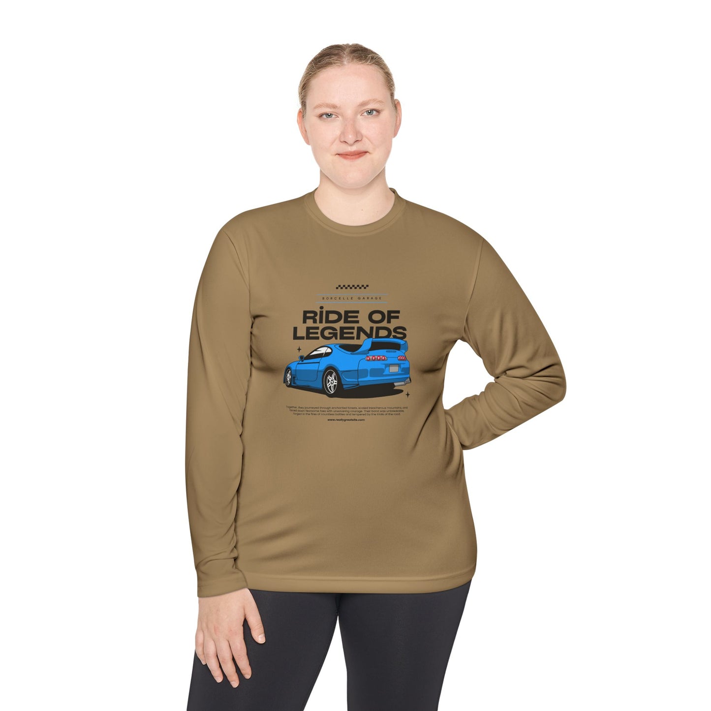 Ride of Legends Unisex Long Sleeve Tee - Dream Motif & Automotive Style