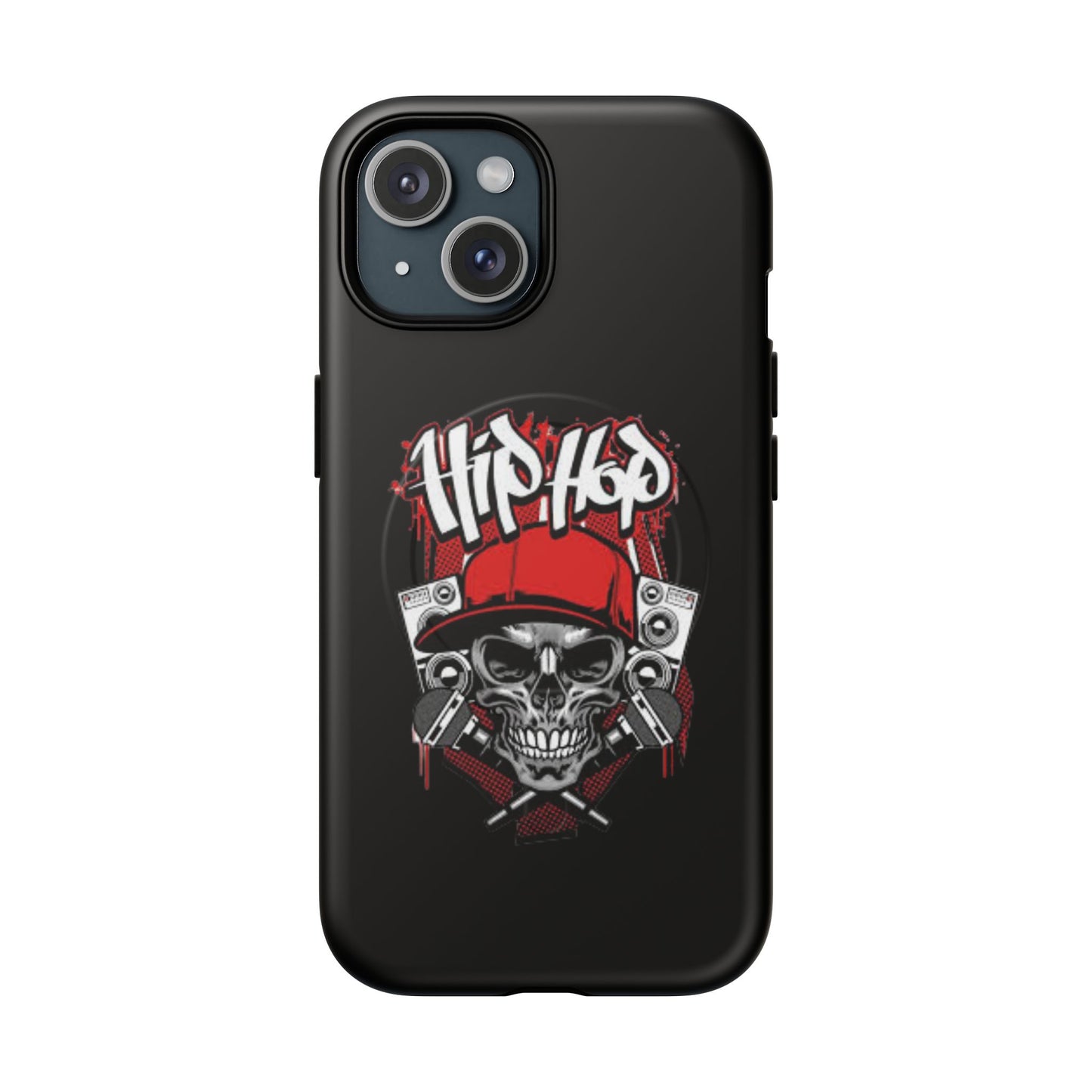 Hip Hop Skull Tough Magnetic Phone Case - Durable Protection with Stylish Design