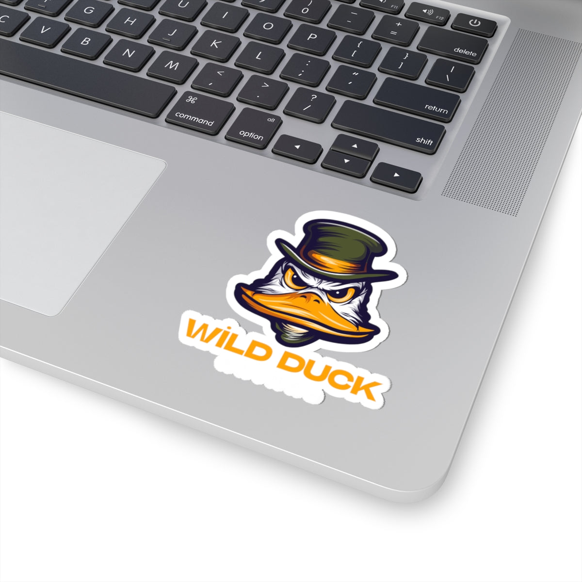 Wild Duck Animal Kiss-Cut Stickers - Quirky Laptop Decals for Fun Lovers