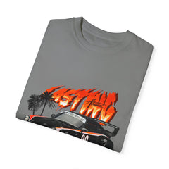 Retro Racing Unisex Garment-Dyed T-Shirt | Perfect for Car Enthusiasts