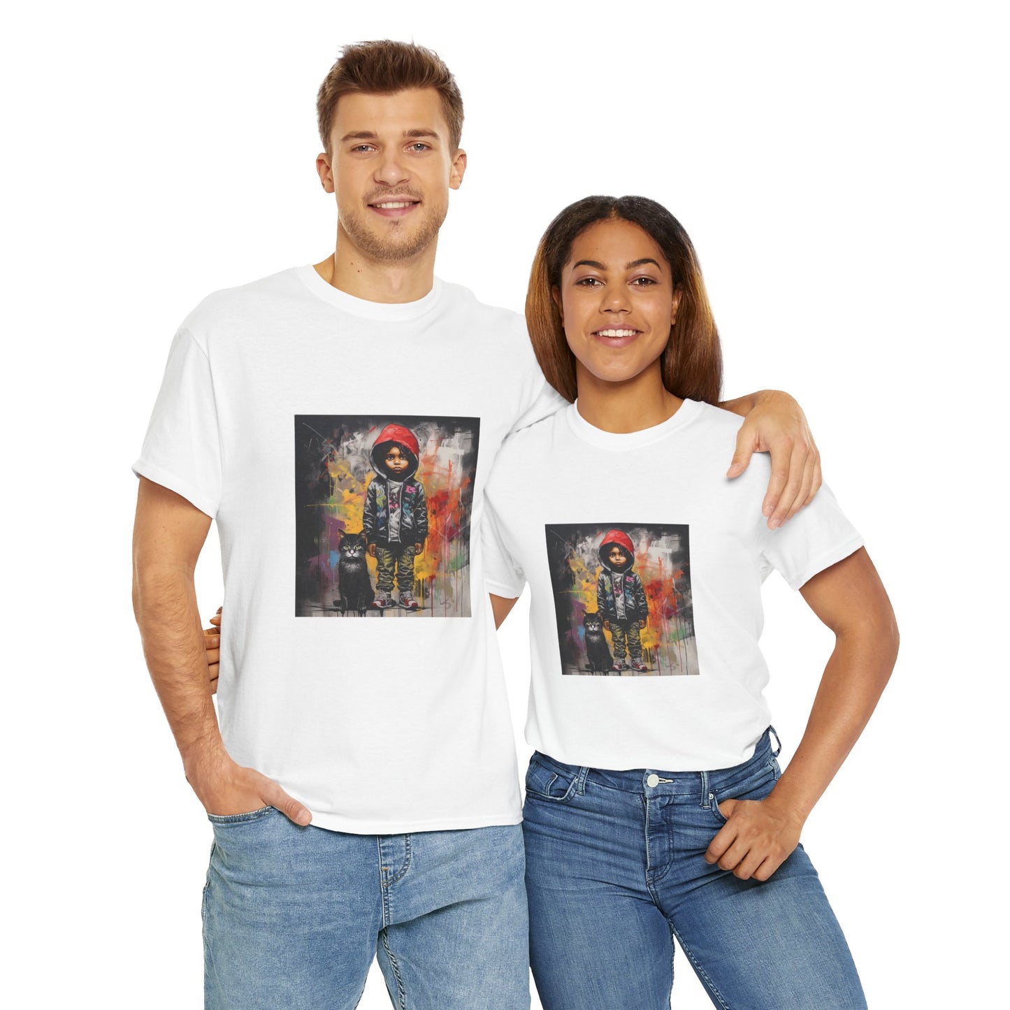 Vibrant Cultural Art Unisex Heavy Cotton Tee