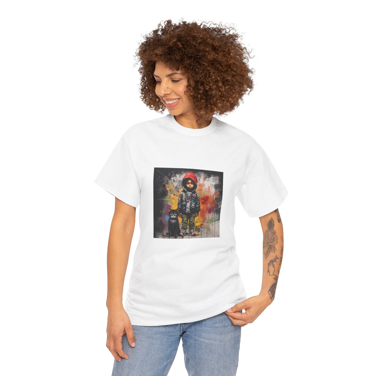 Vibrant Cultural Art Unisex Heavy Cotton Tee